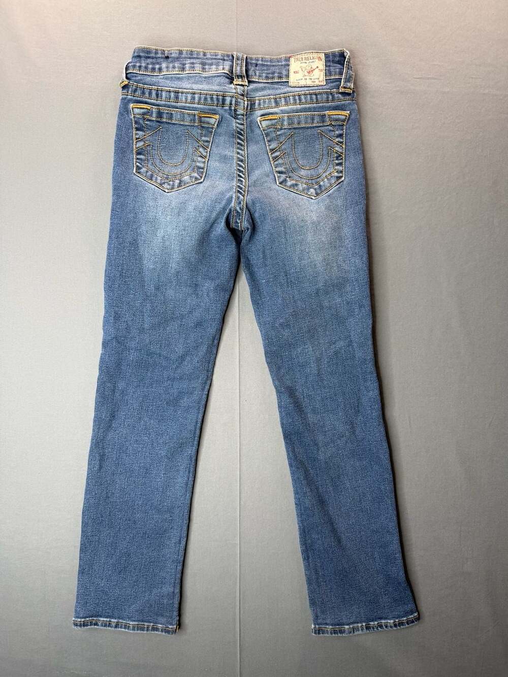 True Religion Ricky Relaxed Straight Denim Jeans Size 10